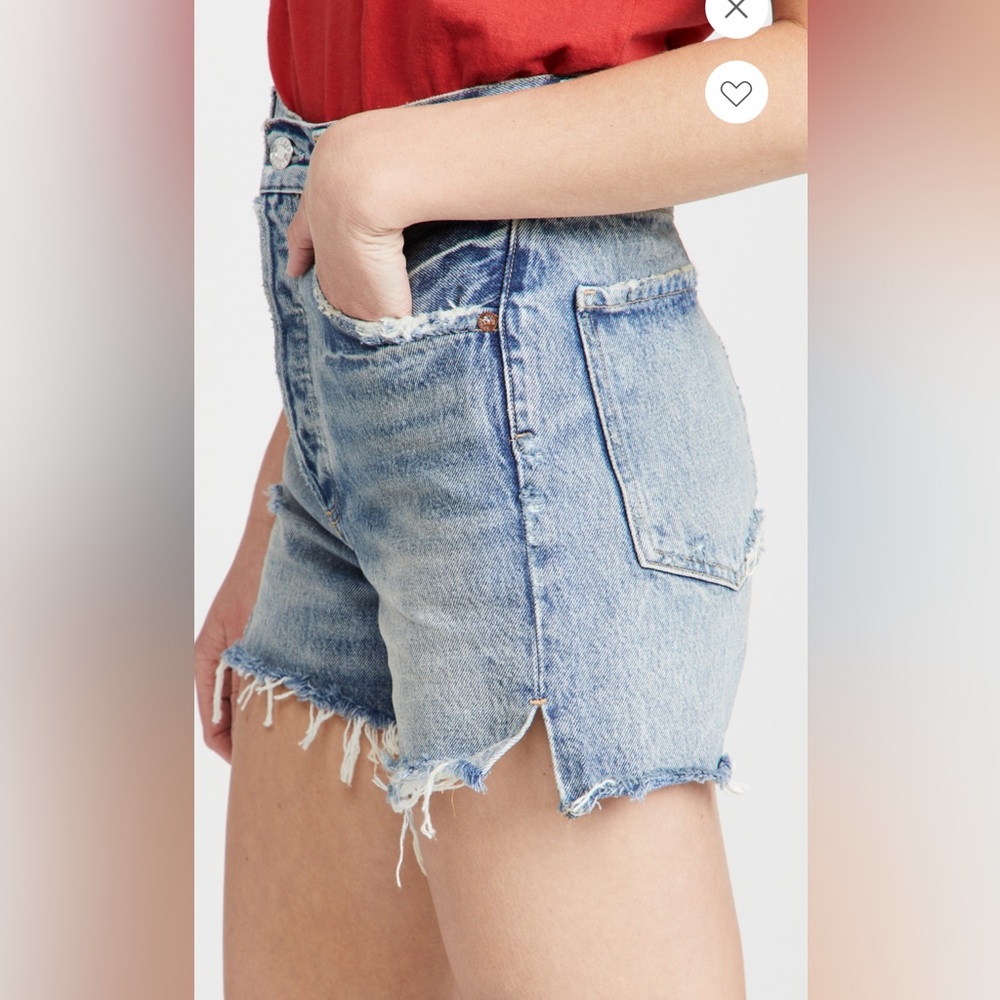 Agolde Dee Ultra High Rise Denim Shorts - Picture 3 of 13